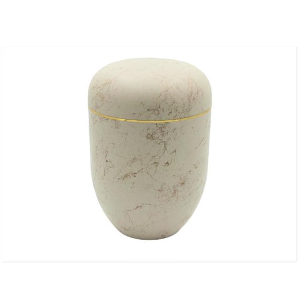 Biologisch abbaubare Urne – Elegante Marmor-Optik