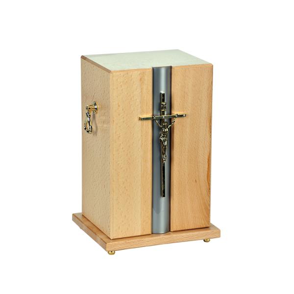 Elegante Holzurne DR-09 – Würdevolle Bestattungsurne