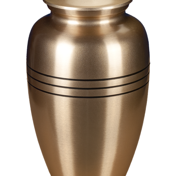 Klassische Kupfer-Urne in Bronze-Finish