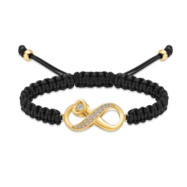 Urnenschmuck mit schwarzem Armband RL-73