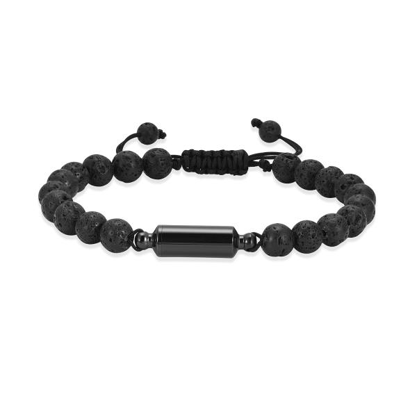 Reliquiar-Armband RL 99 aus Lava-Steinen