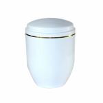 Aluminium-Urne mit goldener Linie (4 L) AL-01
