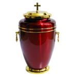 Metallurne Rubinrot-Gold 