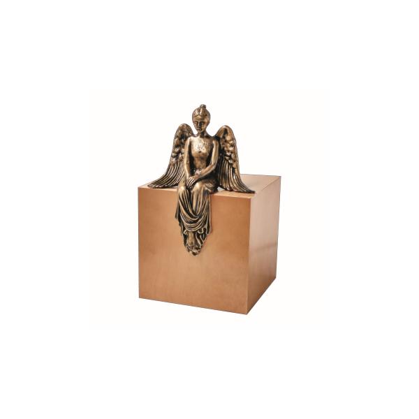 Künstlerische Urne ART-05 mit Engelsfigur